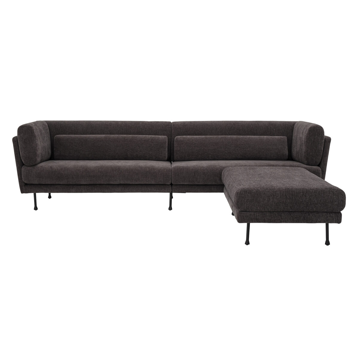 Grade Sofa, Pilkos spalvos, Poliesteris - GRANDE