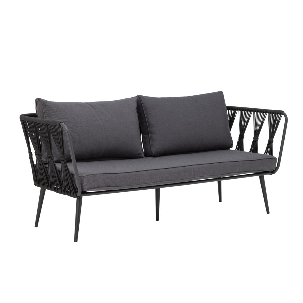 Pavone Sofa, Juodos spalvos, Metalas - GRANDE