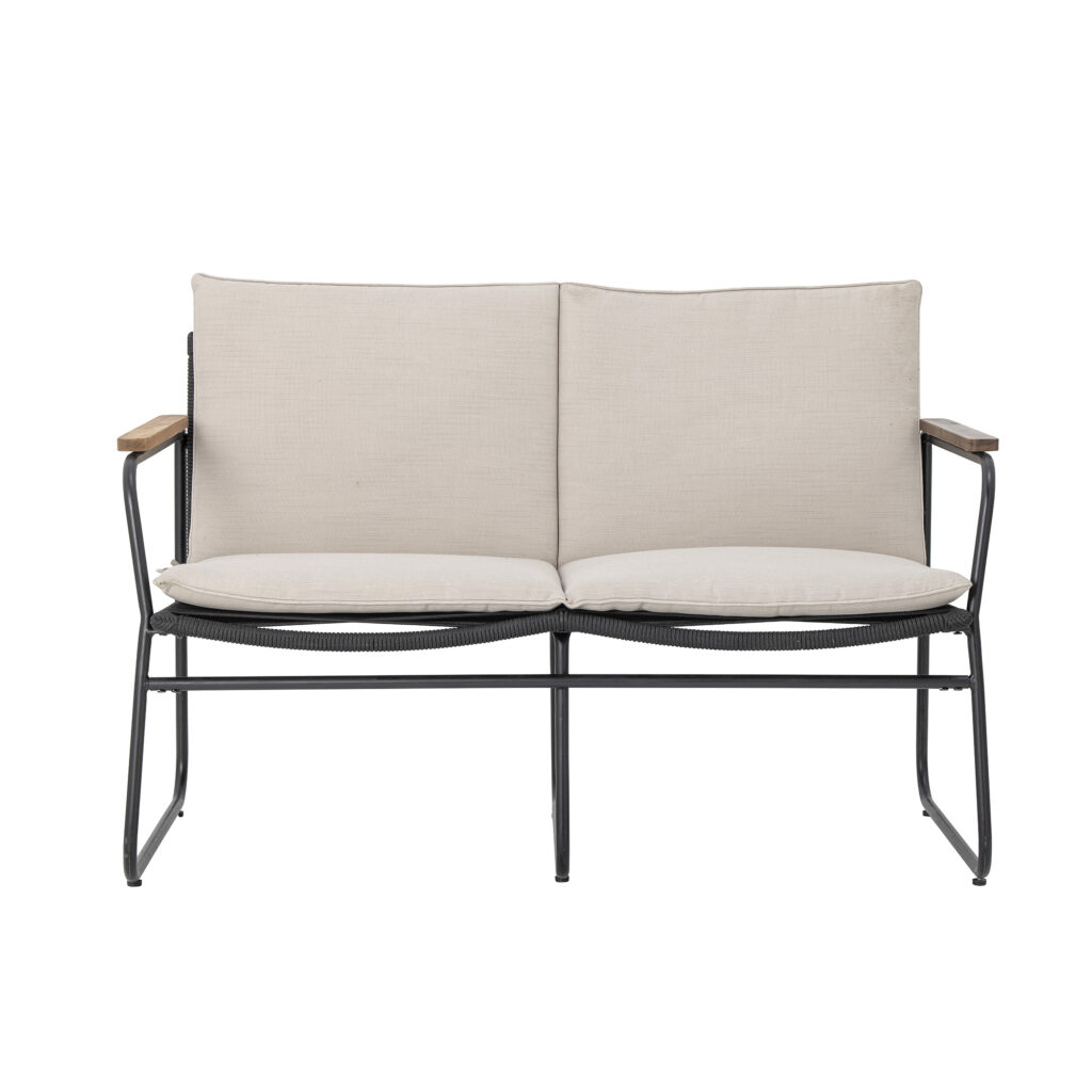 Hampton Sofa, Juodos spalvos, Metalas - GRANDE