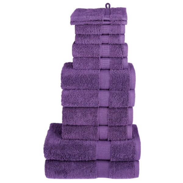 Rankšluosčių rinkinys SOLUND, 12vnt., violetiniai, 600g/m² - GRANDE